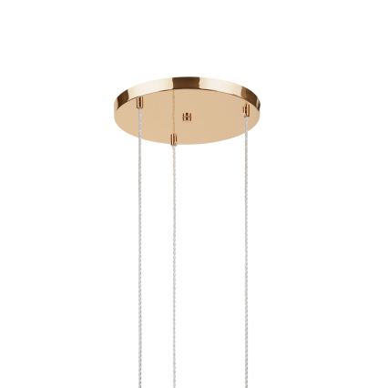 Κρεμαστό φωτιστικό με καλώδιο VIVE 3xE27/15W/230V χρυσό