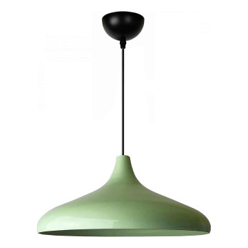 Κρεμαστό φωτιστικό με καλώδιο VULCANO 1xE27/40W/230V πράσινο