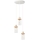 Κρεμαστό φωτιστικό με καλώδιο WOODNEST 3xE27/15W/230V πεύκο/κρεμ