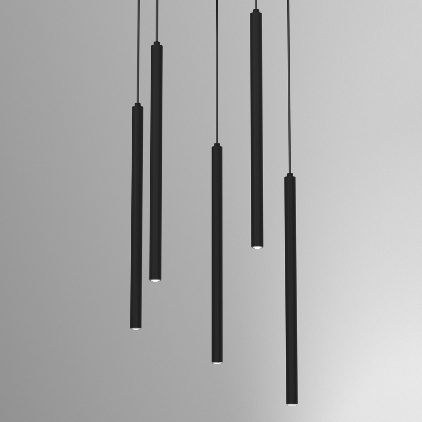 Κρεμαστό φωτιστικό με καλώδιο YORU 8xG9/8W/230V μαύρο