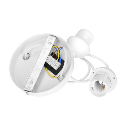 Κρεμαστό φωτιστικό με σχοινί BOHO 2xE27/60W/230V γιούτα/εκρού