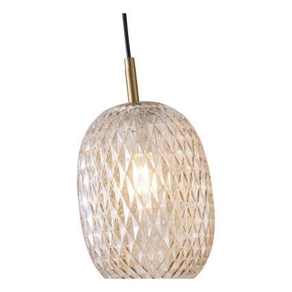Κρεμαστό φωτιστικό οροφής 1xE14/25W/230V διαφανές διάμετρος 15 cm