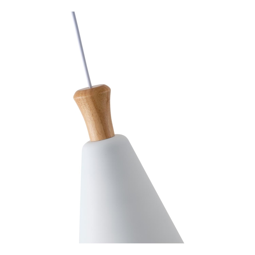 Κρεμαστό φωτιστικό οροφής 1xE27/15W/230V λευκό διάμετρος 20 cm