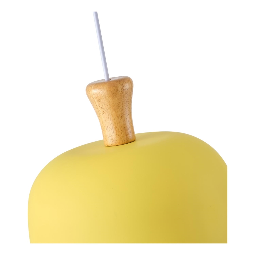 Κρεμαστό φωτιστικό οροφής 1xE27/15W/230V κίτρινο pr. 27 cm