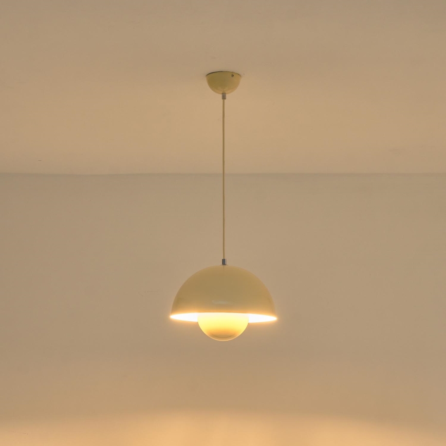 Κρεμαστό φωτιστικό οροφής 1xE27/15W/230V κρεμ