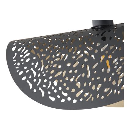 Κρεμαστό φωτιστικό οροφής 1xE27/15W/230V μαύρο