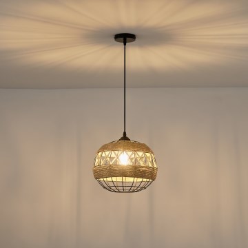 Κρεμαστό φωτιστικό οροφής 1xE27/15W/230V μπεζ