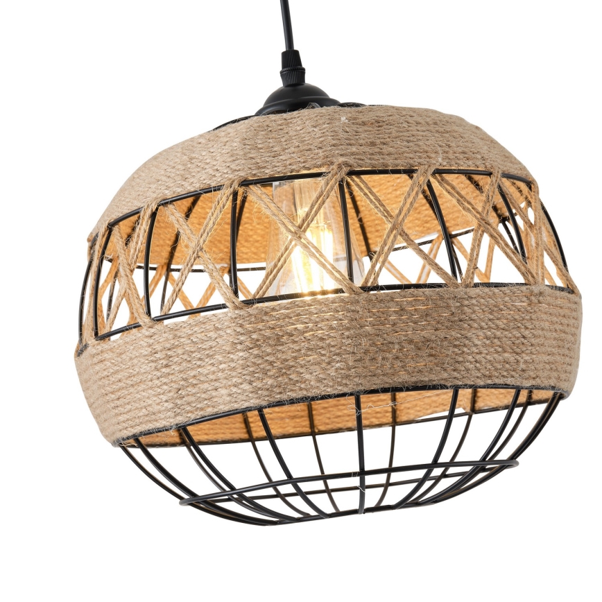 Κρεμαστό φωτιστικό οροφής 1xE27/15W/230V μπεζ