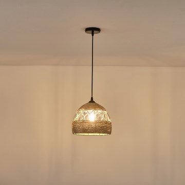 Κρεμαστό φωτιστικό οροφής 1xE27/15W/230V μπεζ