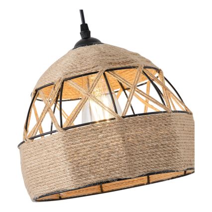 Κρεμαστό φωτιστικό οροφής 1xE27/15W/230V μπεζ