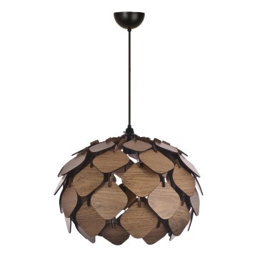 Κρεμαστό φωτιστικό οροφής 1xE27/40W/230V καφέ