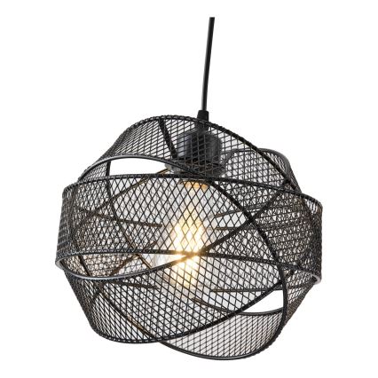 Κρεμαστό φωτιστικό οροφής 1xE27/40W/230V μαύρο