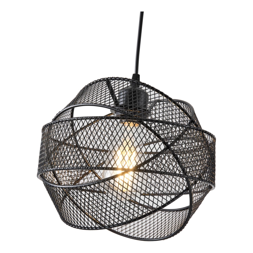 Κρεμαστό φωτιστικό οροφής 1xE27/40W/230V μαύρο