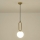 Κρεμαστό φωτιστικό οροφής 1xE27/40W/230V ορείχαλκος