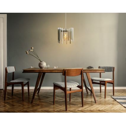 Κρεμαστό φωτιστικό οροφής 1xE27/60W/230V λευκό διάμετρος 23 cm