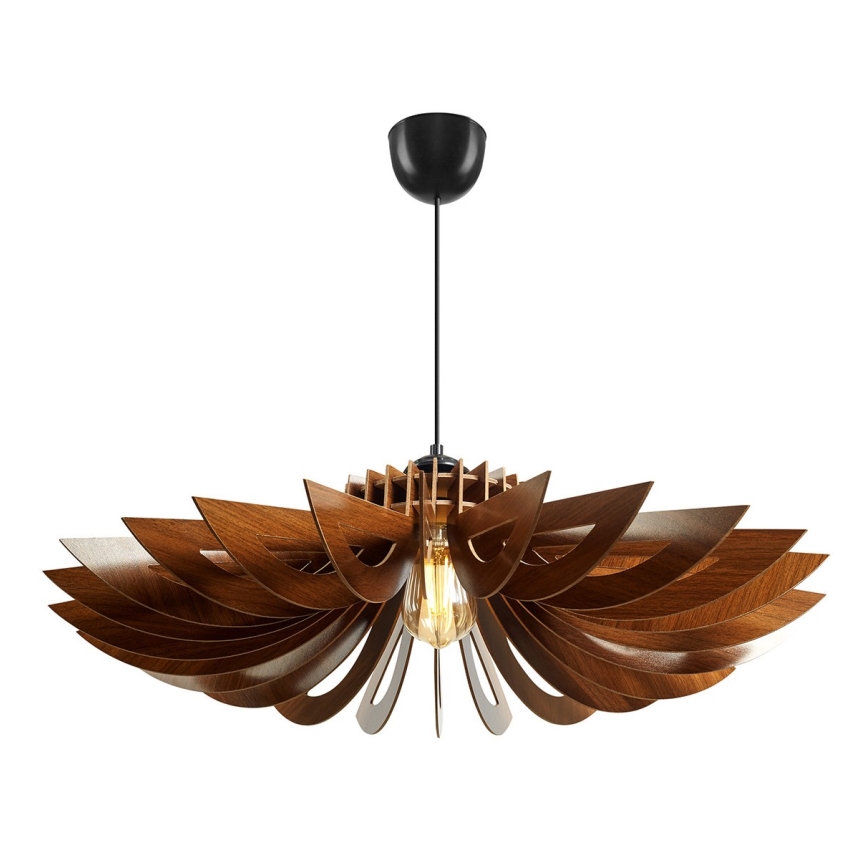 Κρεμαστό φωτιστικό οροφής 1xE27/60W/230V καφέ διάμετρος 68 cm