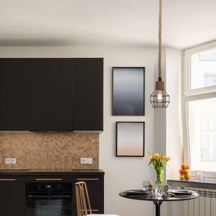 Κρεμαστό φωτιστικό οροφής 1xE27/60W/230V διάμετρος 15 cm