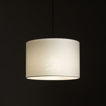 Κρεμαστό φωτιστικό οροφής για σύστημα 3-φασικής ράγας TRACER 1xE27/15W/230V διάμετρος 30 cm μαύρο/λευκό