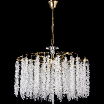 Κρεμαστό φωτιστικό οροφής 7xE14/60W/230V διάμετρος 54 cm χρυσό