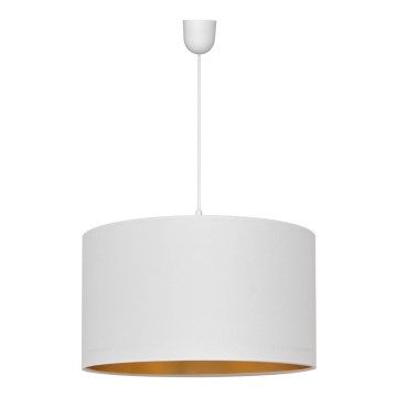 Κρεμαστό φωτιστικό οροφής ALBA 1xE27/15W/230V δ. 45 cm λευκό/χρυσό
