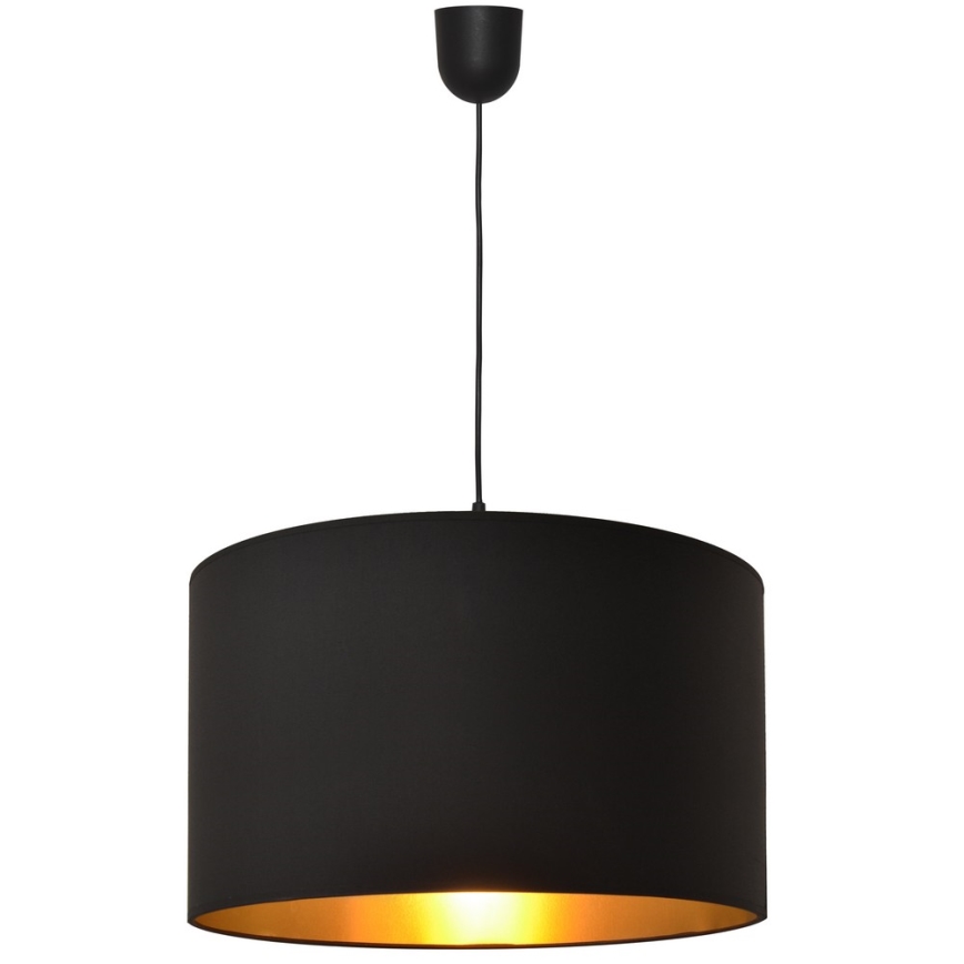 Κρεμαστό φωτιστικό οροφής ALBA 1xE27/15W/230V δ. 45 cm μαύρο/χρυσό