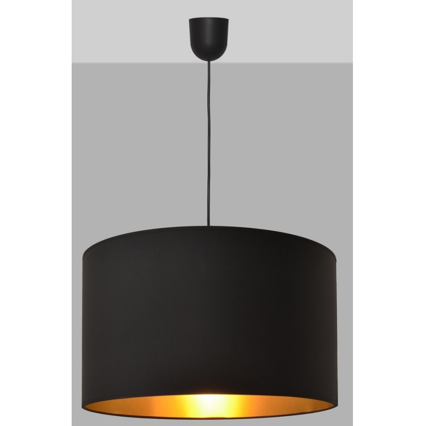 Κρεμαστό φωτιστικό οροφής ALBA 1xE27/15W/230V δ. 45 cm μαύρο/χρυσό