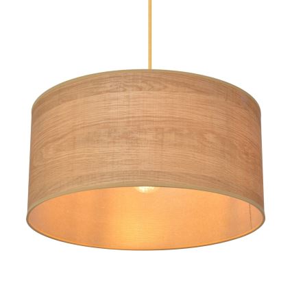 Κρεμαστό φωτιστικό οροφής ALBA 1xE27/15W/230V διάμετρος 40 cm καφέ