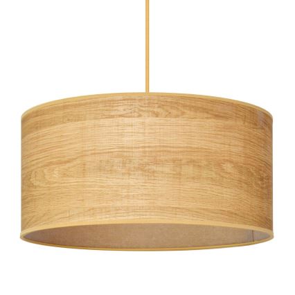 Κρεμαστό φωτιστικό οροφής ALBA 1xE27/15W/230V διάμετρος 40 cm καφέ