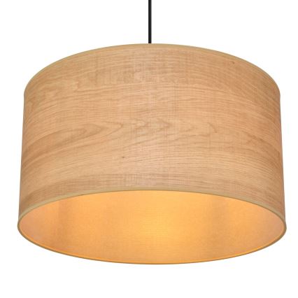 Κρεμαστό φωτιστικό οροφής  ALBA 1xE27/15W/230V διάμετρος 45 cm καφέ/μαύρο