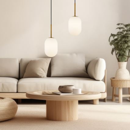 Κρεμαστό φωτιστικό οροφής ALIAS 1xG9/8W/230V διάμετρος 12 cm χρυσό