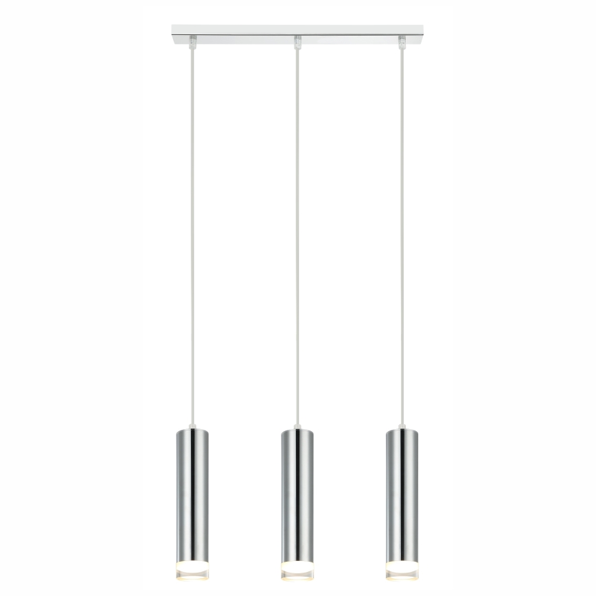 Κρεμαστό φωτιστικό οροφής ARMIN 3xGU10/10W/230V γυαλιστερό χρώμιο