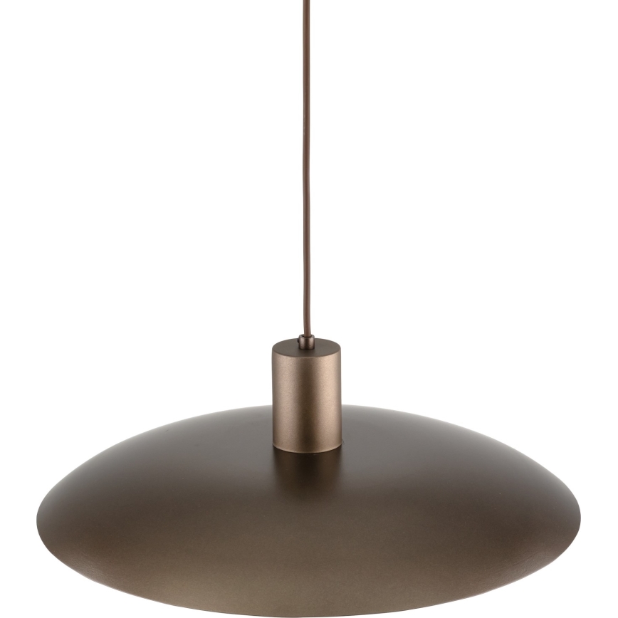 Κρεμαστό φωτιστικό οροφής ASTRA 1xE27/15W/230V διάμετρος 41 cm καφέ