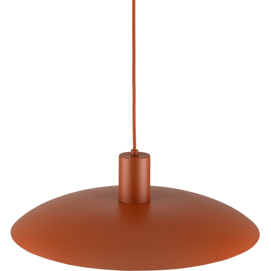 Κρεμαστό φωτιστικό οροφής ASTRA 1xE27/15W/230V διάμετρος 41 cm τούβλο