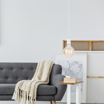 Κρεμαστό φωτιστικό οροφής ASTRID 1xE27/60W/230V λευκό