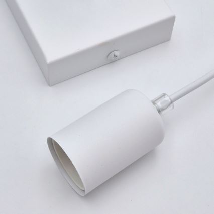 Κρεμαστό φωτιστικό οροφής ASTRID 1xE27/60W/230V λευκό