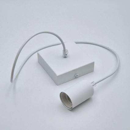 Κρεμαστό φωτιστικό οροφής ASTRID 1xE27/60W/230V λευκό