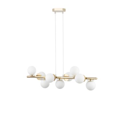 Κρεμαστό φωτιστικό οροφής AVOLA 9xG9/12W/230V χρυσό