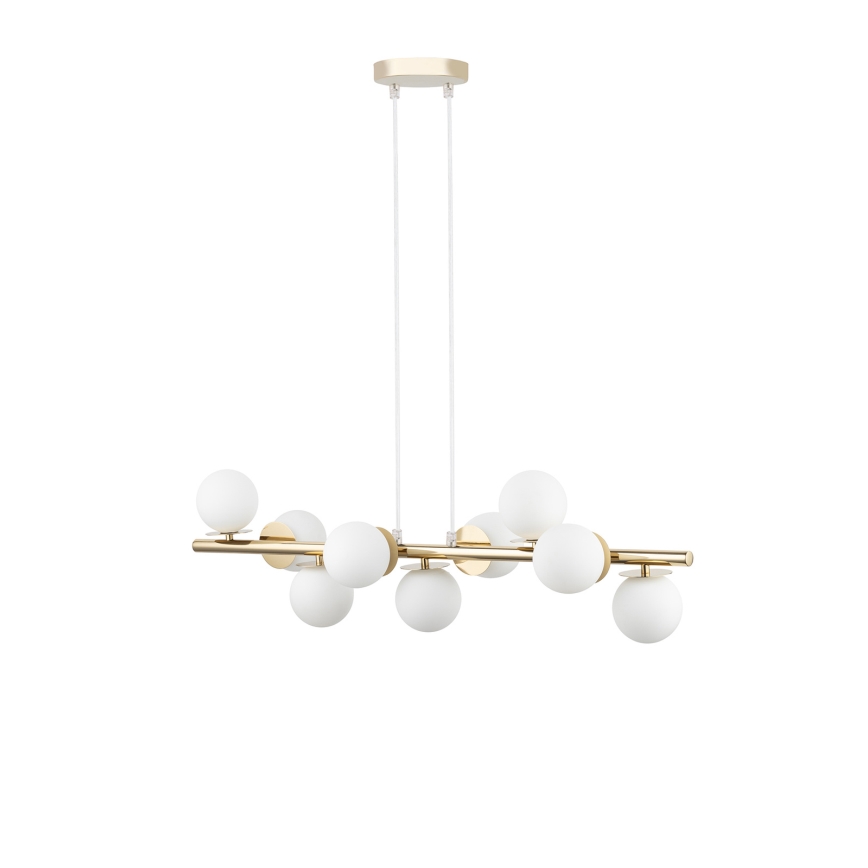 Κρεμαστό φωτιστικό οροφής AVOLA 9xG9/12W/230V χρυσό