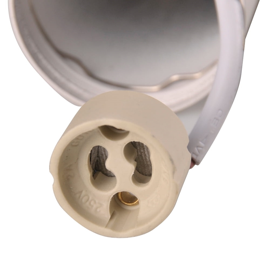 Κρεμαστό φωτιστικό οροφής BAMBOO 1xGU10/10W/230V λευκό