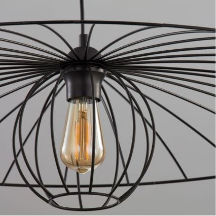 Κρεμαστό φωτιστικό οροφής BARBELLA 1xE27/60W/230V διάμετρος 80 cm