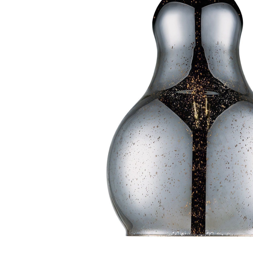 Κρεμαστό φωτιστικό οροφής BELLO 1xE27/60W/230V διάμετρος 30 cm χρώμιο