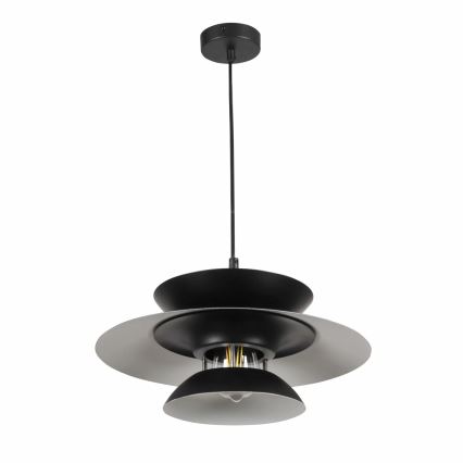 Κρεμαστό φωτιστικό οροφής BERIT 1xE27/20W/230V μαύρο