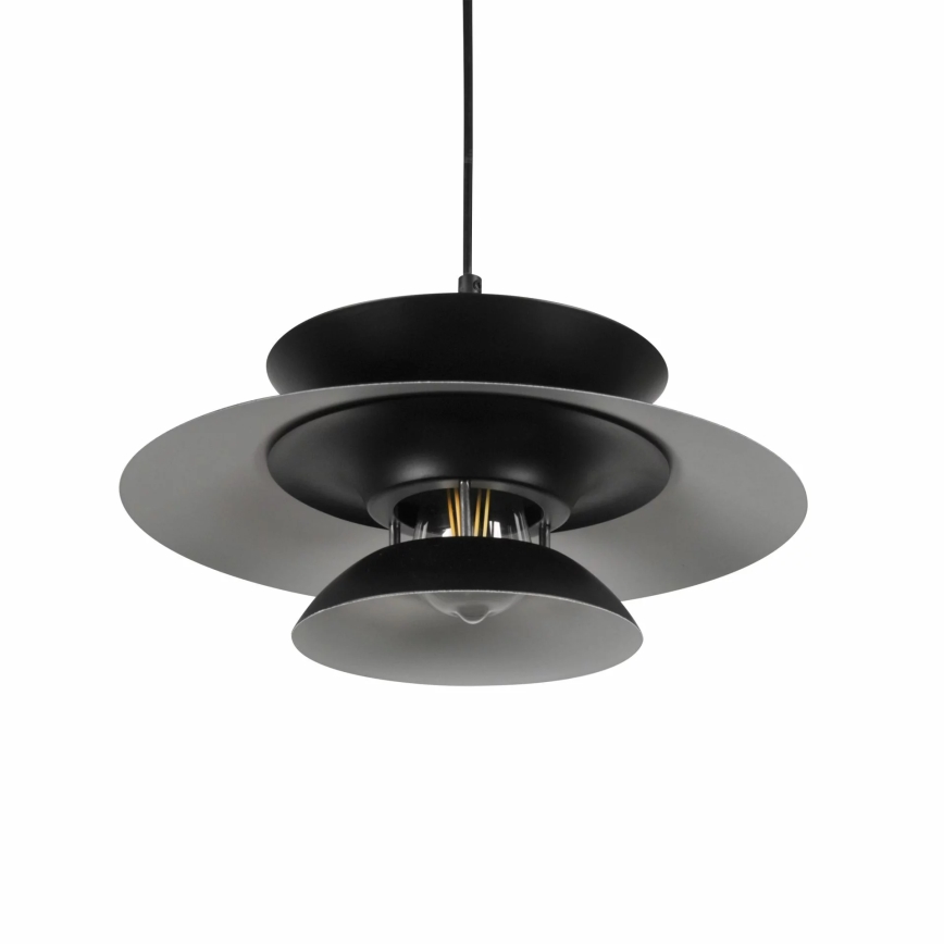 Κρεμαστό φωτιστικό οροφής BERIT 1xE27/20W/230V μαύρο