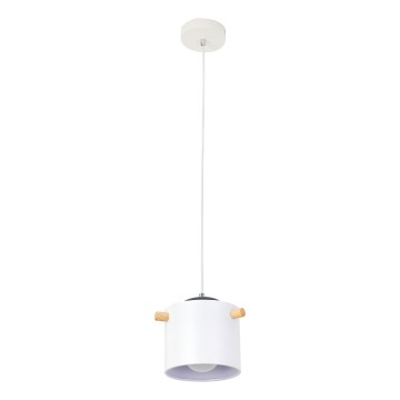 Κρεμαστό φωτιστικό οροφής BODO 1xE27/60W/230V λευκό