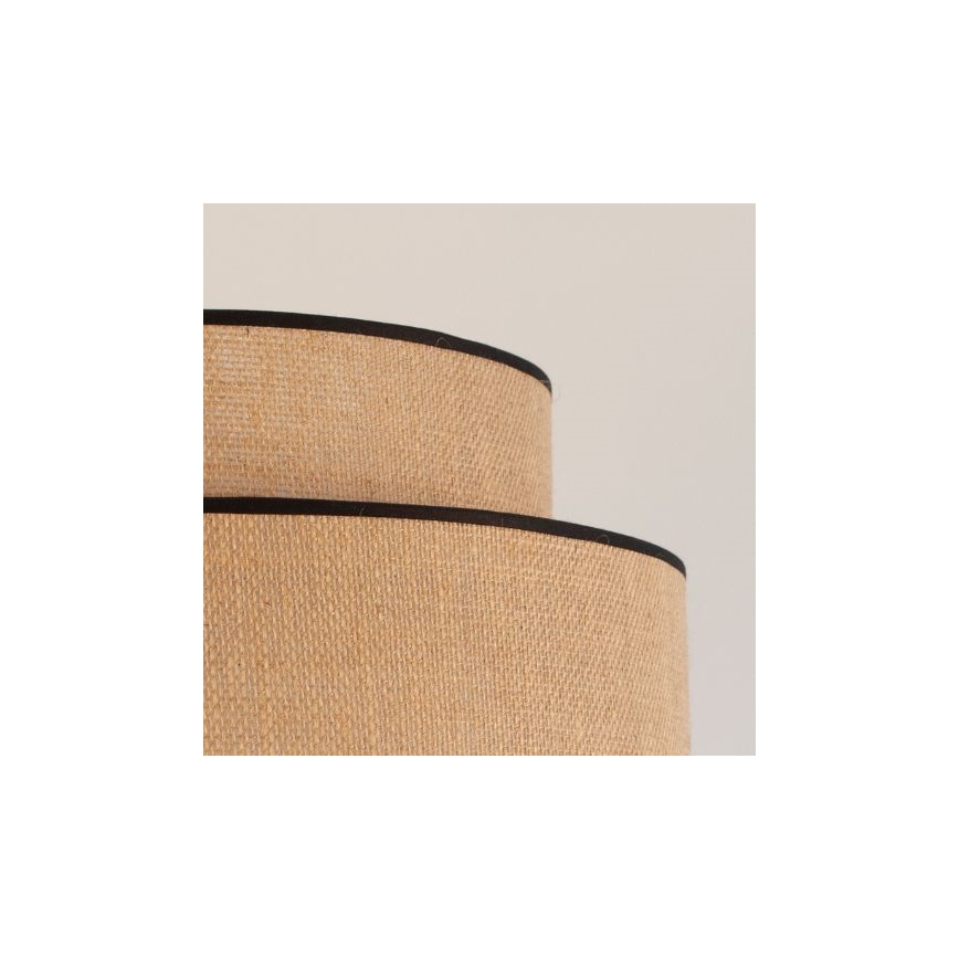 Κρεμαστό φωτιστικό οροφής BOHO 1xE27/60W/230V διάμετρος 40 cm μπεζ