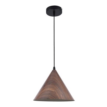 Κρεμαστό φωτιστικό οροφής BOSCO 1xE27/15W/230V καφέ