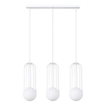 Κρεμαστό φωτιστικό οροφής BRINA 3xG9/8W/230V λευκό