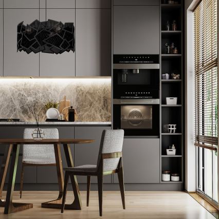 Κρεμαστό φωτιστικό οροφής CAMO 3xE27/15W/230V μαύρο