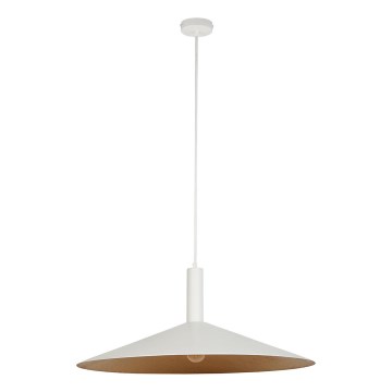 Κρεμαστό φωτιστικό οροφής CAPRI 1xE27/15W/230V διάμετρος 70 cm λευκό/χαλκός