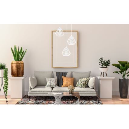 Κρεμαστό φωτιστικό οροφής CEED 3xE27/60W/230V λευκό